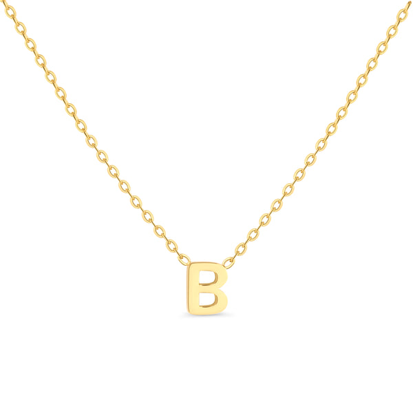 Anne Mini initial pendant Gold - B