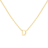 Anne Mini initial pendant Gold - D