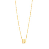 Anne Mini initial pendant Gold - D