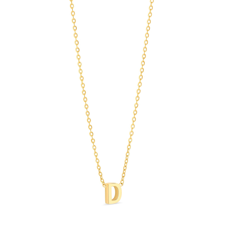 Anne Mini initial pendant Gold - D