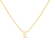 Anne Mini initial pendant Gold - E