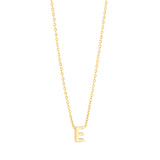 Anne Mini initial pendant Gold - E