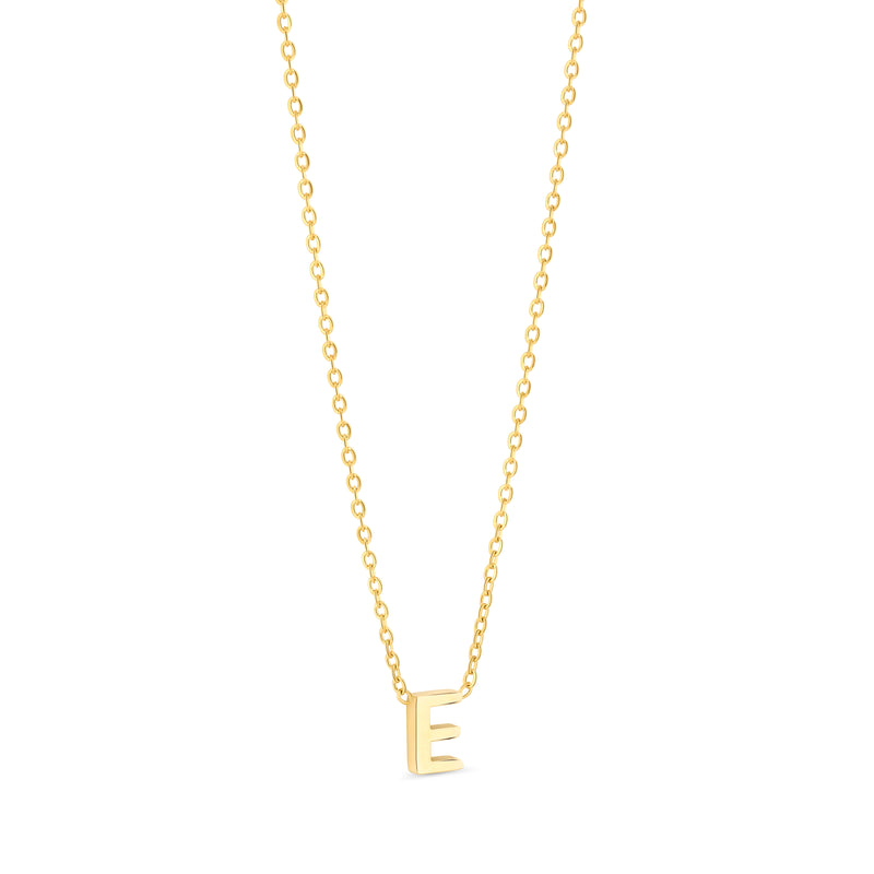 Anne Mini initial pendant Gold - E