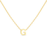 Anne Mini initial pendant Gold - G