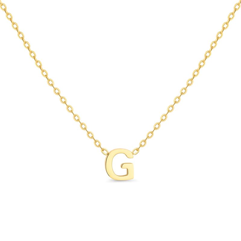 Anne Mini initial pendant Gold - G