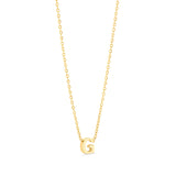 Anne Mini initial pendant Gold - G