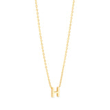 Anne Mini initial pendant Gold - H