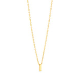 Anne Mini initial pendant Gold - I