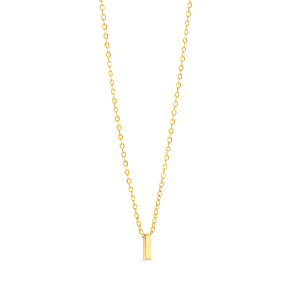 Anne Mini initial pendant Gold - I