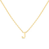 Anne Mini initial pendant Gold - J