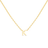 Anne Mini initial pendant Gold - K