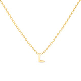 Anne Mini initial pendant Gold - L