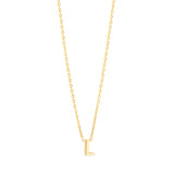 Anne Mini initial pendant Gold - L