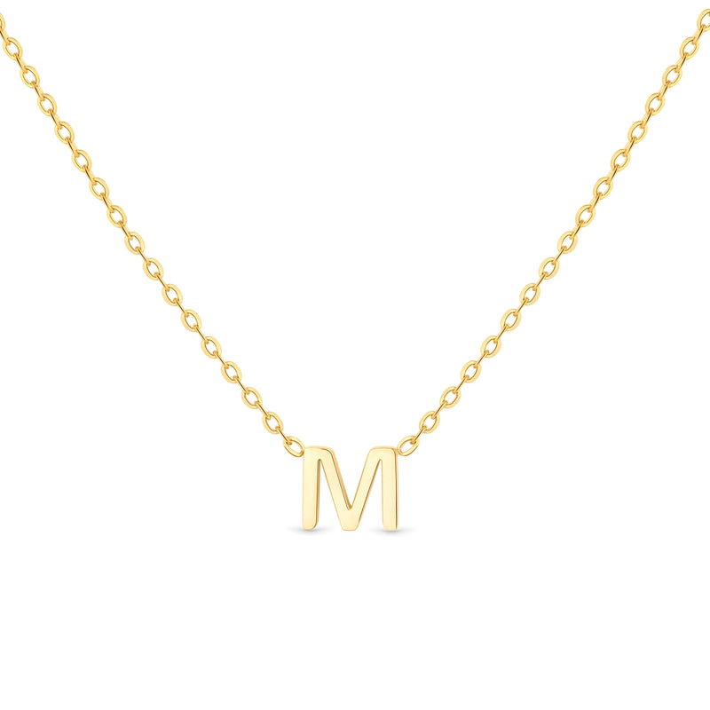 Anne Mini initial pendant Gold - M