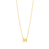 Anne Mini initial pendant Gold - M