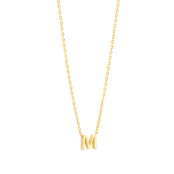 Anne Mini initial pendant Gold - M