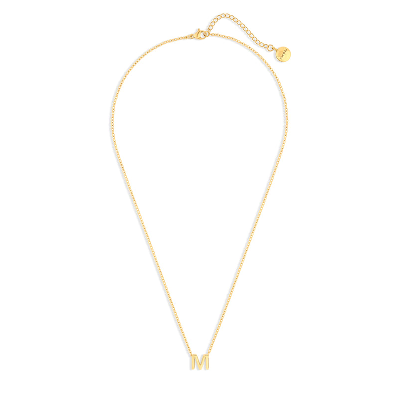 Anne Mini initial pendant Gold - M