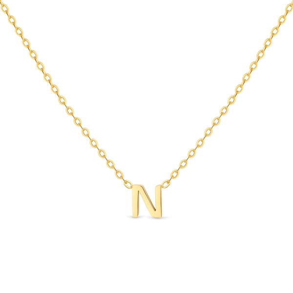 Anne Mini initial pendant Gold - N