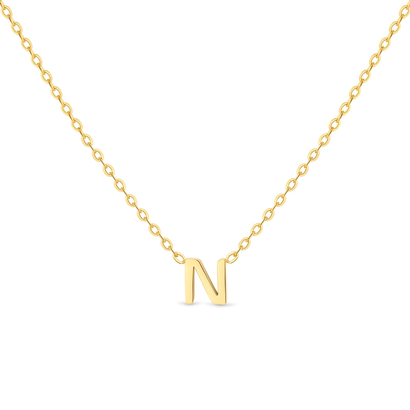 Anne Mini initial pendant Gold - N