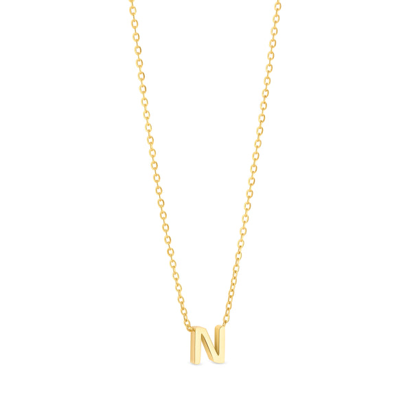 Anne Mini initial pendant Gold - N