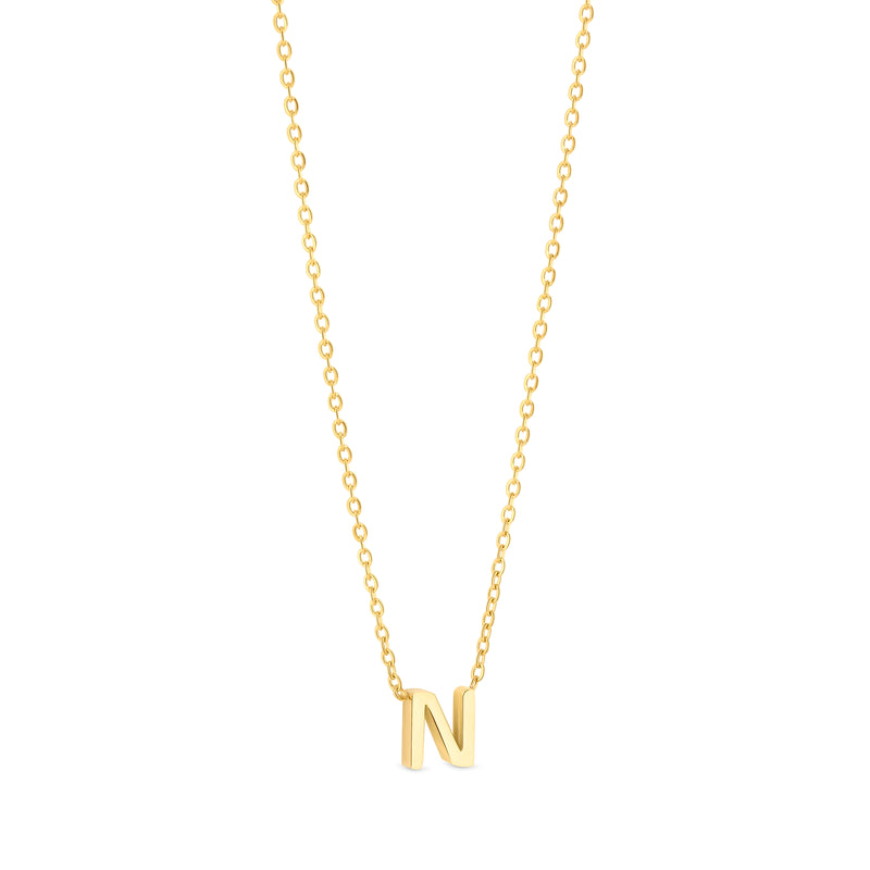 Anne Mini initial pendant Gold - N