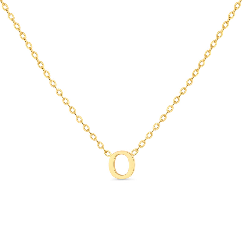 Anne Mini initial pendant Gold - O