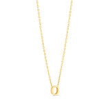 Anne Mini initial pendant Gold - O