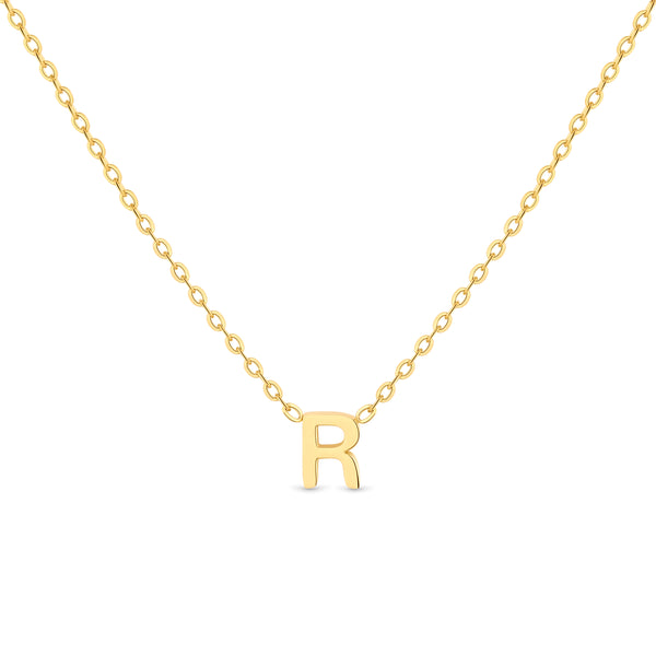 Anne Mini initial pendant Gold - R