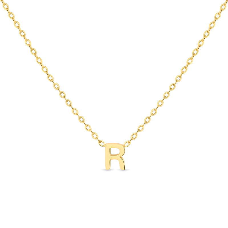 Anne Mini initial pendant Gold - R