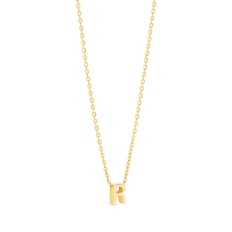 Anne Mini initial pendant Gold - R