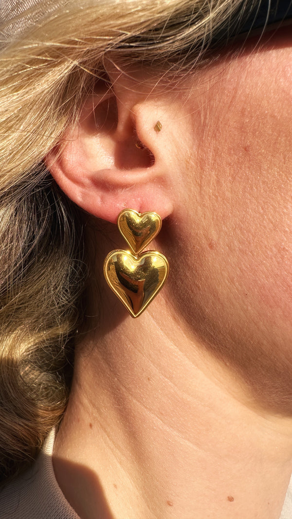 Audrey Love Earring Gold