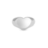 Camille Heart Ring Silver - Size 6