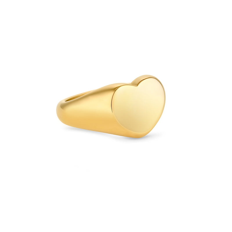 Camille Heart Ring Gold - Size 8