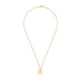 Mary Initial Pendant Gold - E