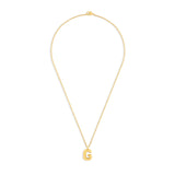 Mary Initial Pendant Gold - G