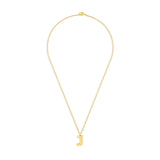 Mary Initial Pendant Gold - J