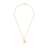 Mary Initial Pendant Gold - K