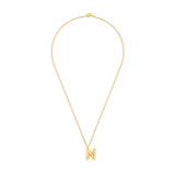 Mary Initial Pendant Gold - N