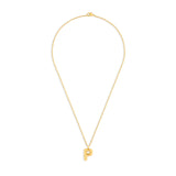 Mary Initial Pendant Gold - P