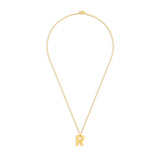 Mary Initial Pendant Gold - R