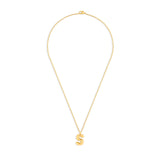 Mary Initial Pendant Gold - S