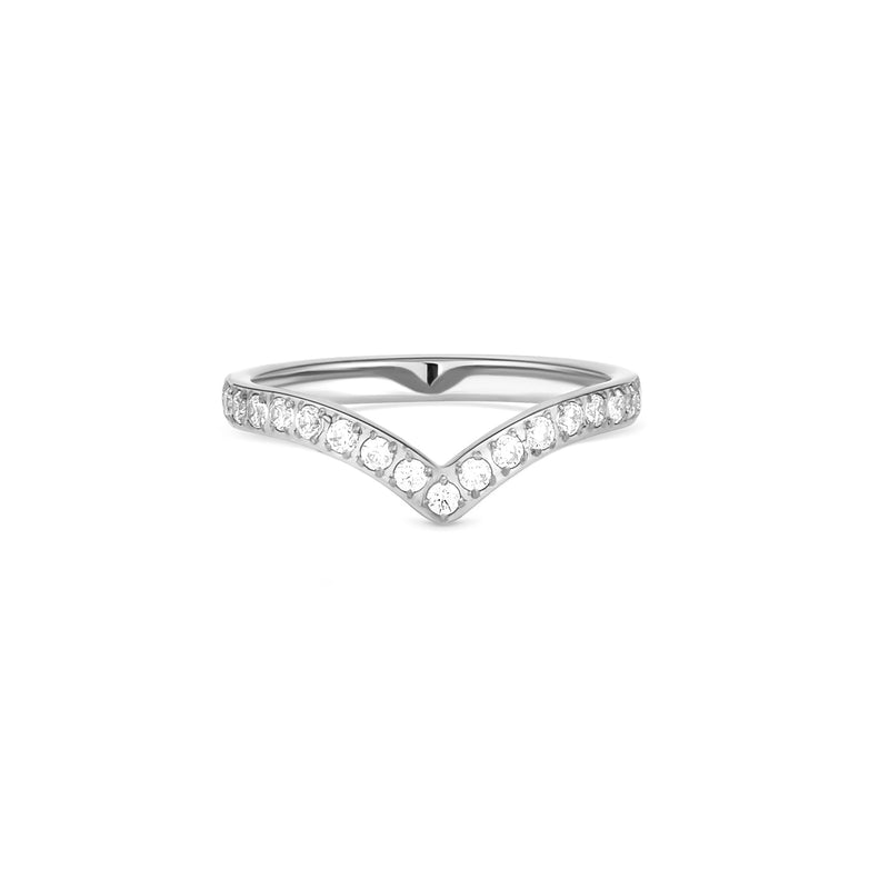 Pave Kate Silver - Size 8