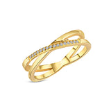 WOVEN RING - GOLD, SIZE 6